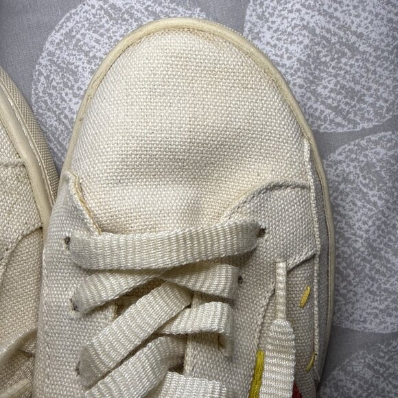 Soludos x Lockhart Embroidery Embroidered Sun Rainbow Sneaker Sz 7 - Picture 14 of 16